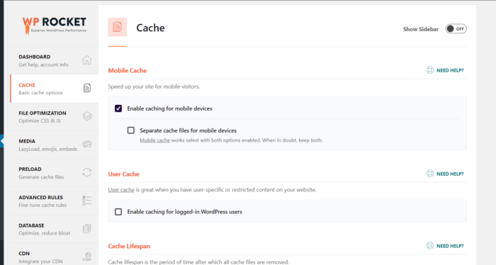 WP Rocket Review: Is It the Perfect Solution for WordPress Caching? 3 wp rocket caching