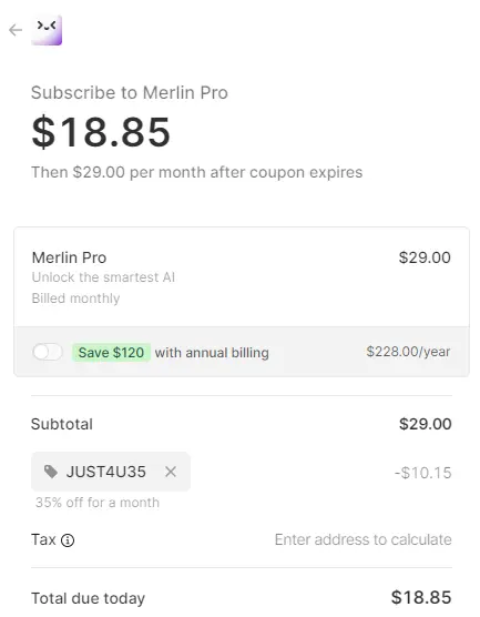 Apply Merlin AI Coupon Codes